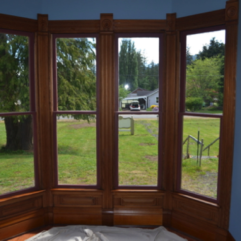 Worthington SE office bay window after Worthington SE office bay window after